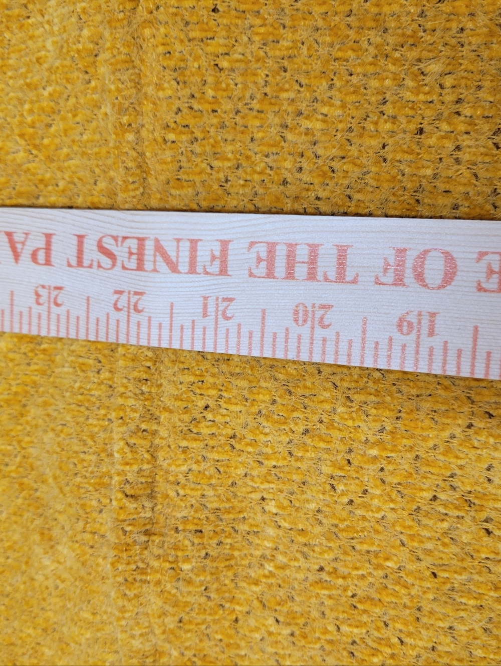 Honeyme Heaven Sweater Mustard Yellow Oversized Knit V-Neck Large - Picture 6 of 7